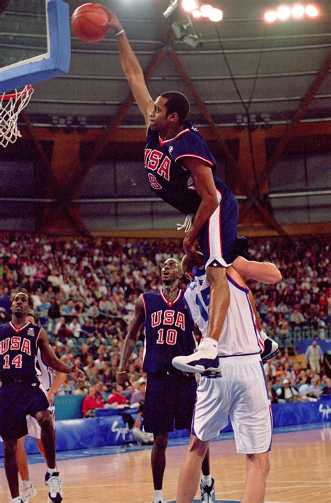 vince carter olympic dunk video.